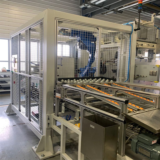 汽车转向器中间轴拉花键及自动上料设备